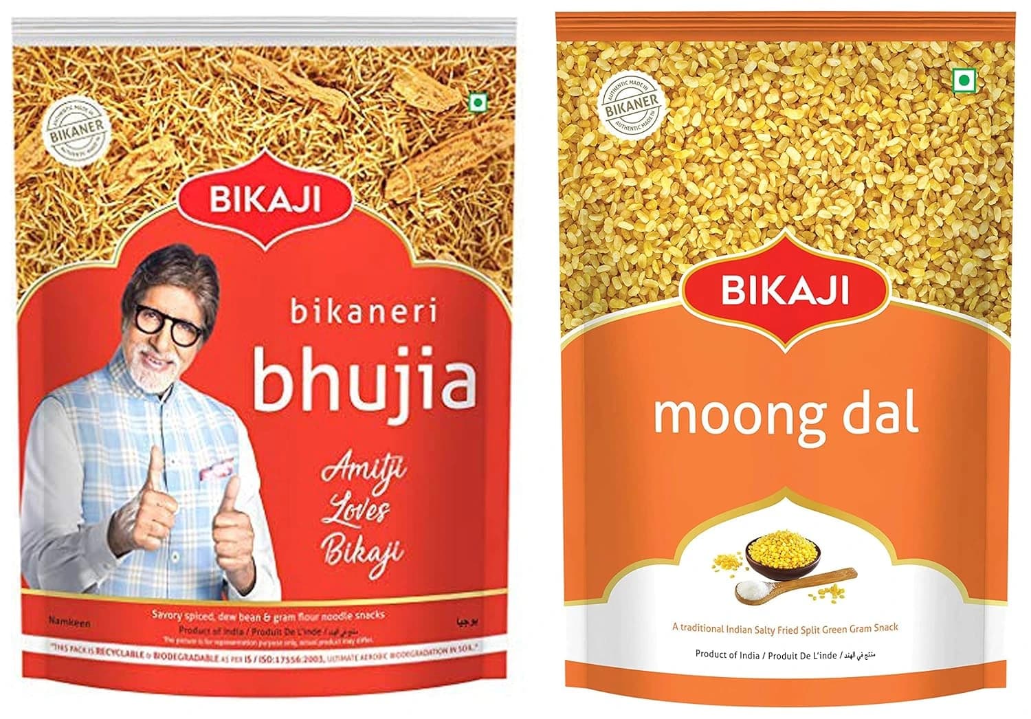 Bikaji bhujia No 1 & Bikaji Moong Dal — 2