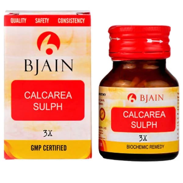 Bjain Calcarea Sulphurica Biochemic Tablet 25 g 3X Main Image