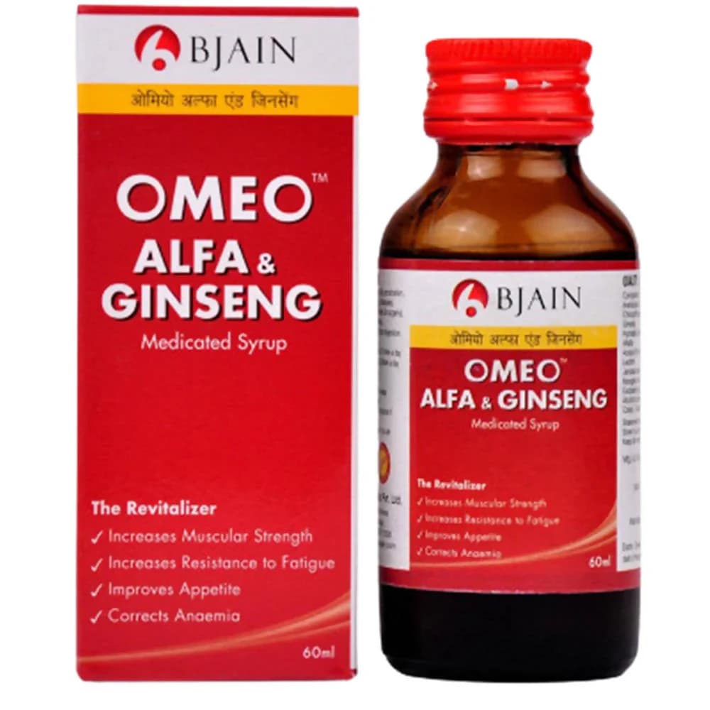 Bjain Omeo Alfa & Ginseng Syrup 60 ml Main Image