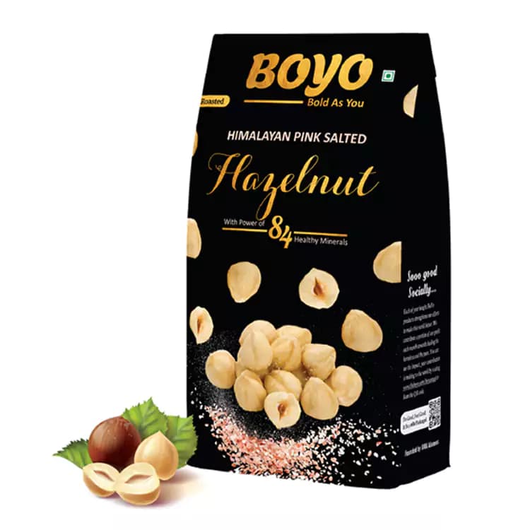 Boyo Himalayan Pink Salted Hazelnut 150 g Main Image