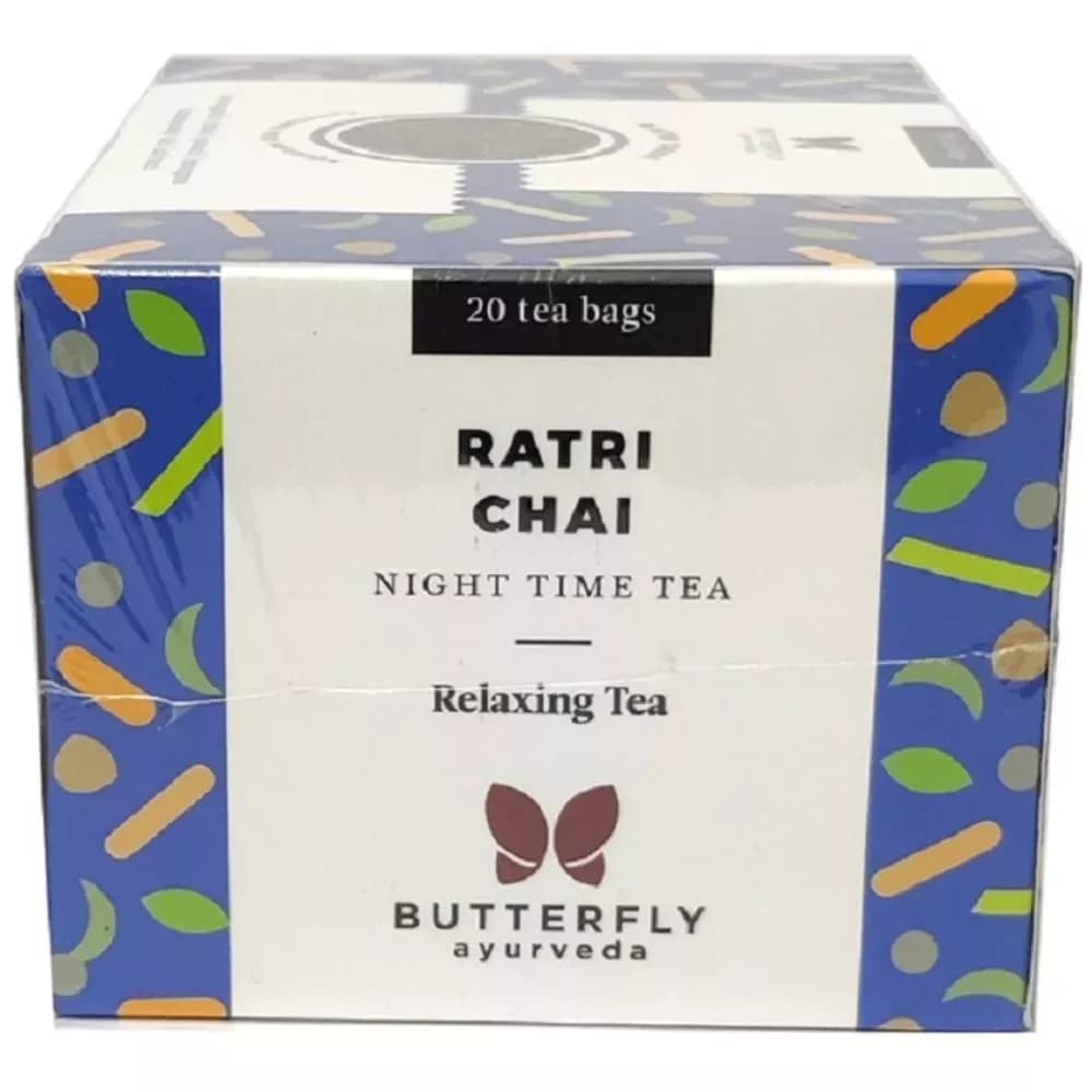 Butterfly Ayurveda Ratri Chai Night Time Tea Herbal Infusion 20 Sachets Main Image