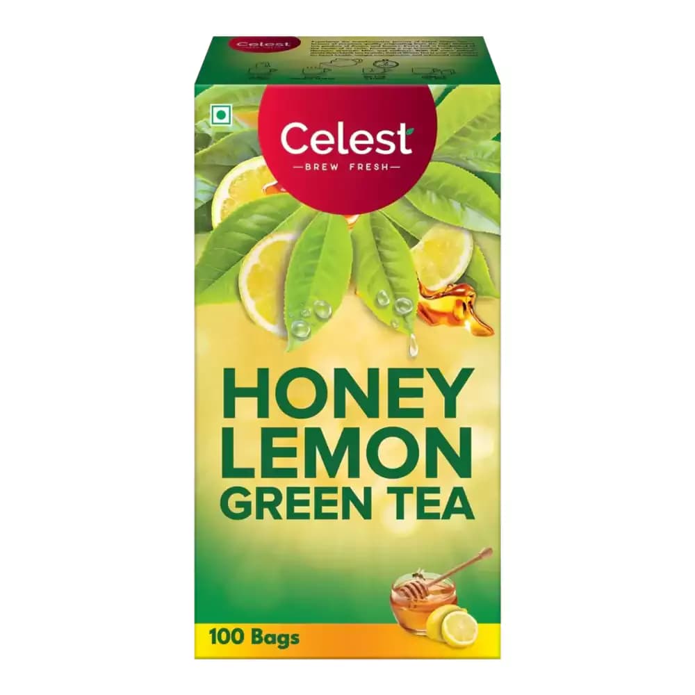 Celest Honey & Lemon Green Tea Bags 150 g Main Image