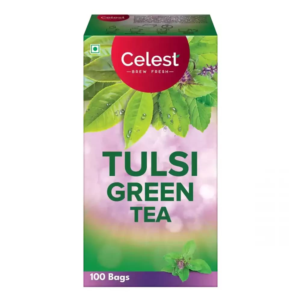 Celest Tulsi Green Tea Bags 150 g Main Image