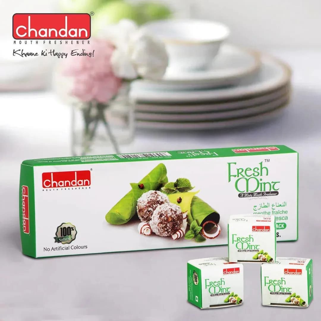 Chandan Mukhwas Fresh Mint Paan — 12 Units