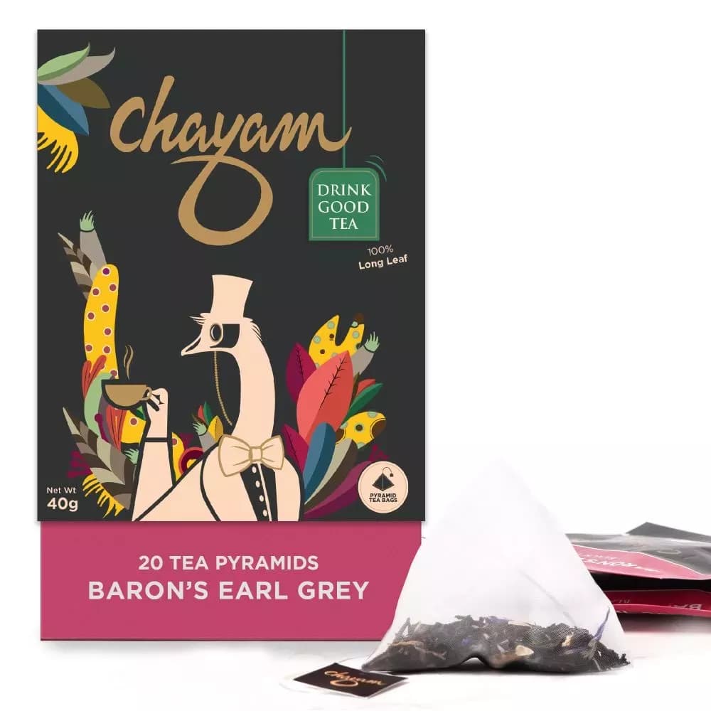 Chayam Natural Barons Earl Grey Black Tea 20 Sachet Main Image