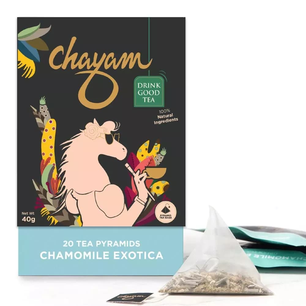 Chayam Natural Wellness Chamomile Exotica Green Tea 40 g Main Image