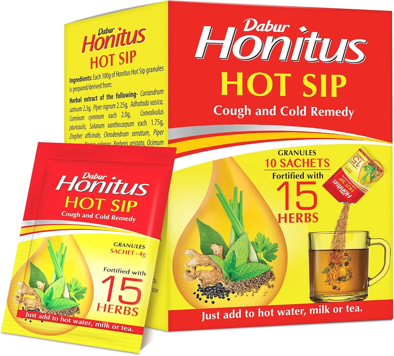 Dabur Honitus Hot Sip- Ayurvedic Kaadha box
