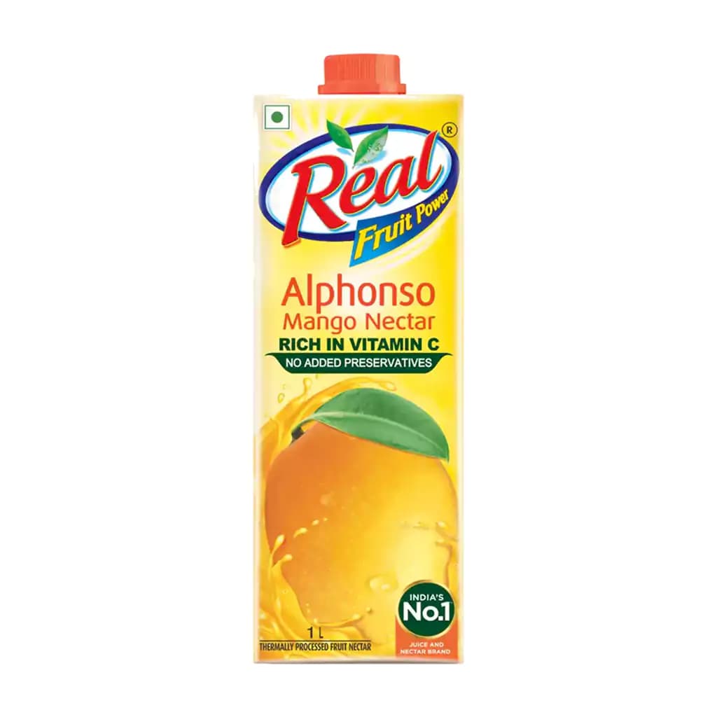 Dabur Real Fruit Power Alphonso Mango Nectar 1000 Ml ShopIndianProductsa