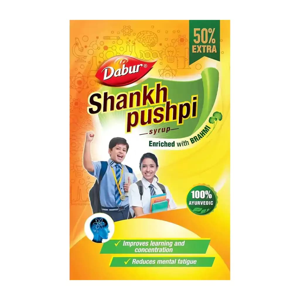 Dabur shankh pushpi syrup 350 ml shopindianproductsa