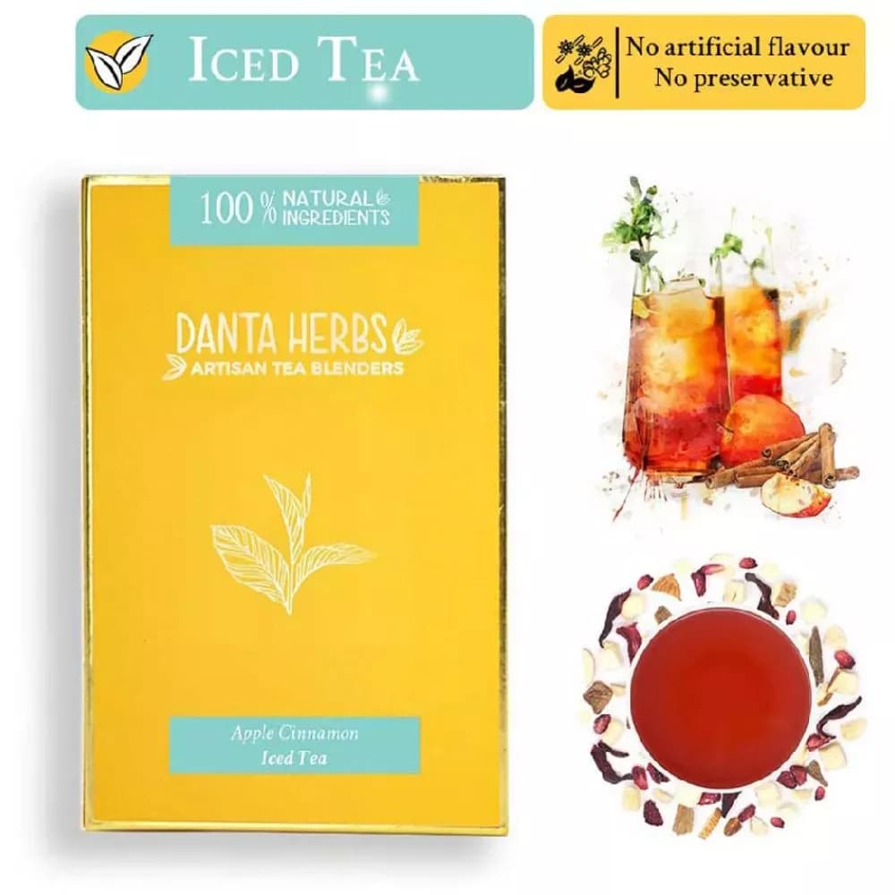 Danta Herbs Apple Cinnamon Herbal Iced Tea 100 g Powder Main Image