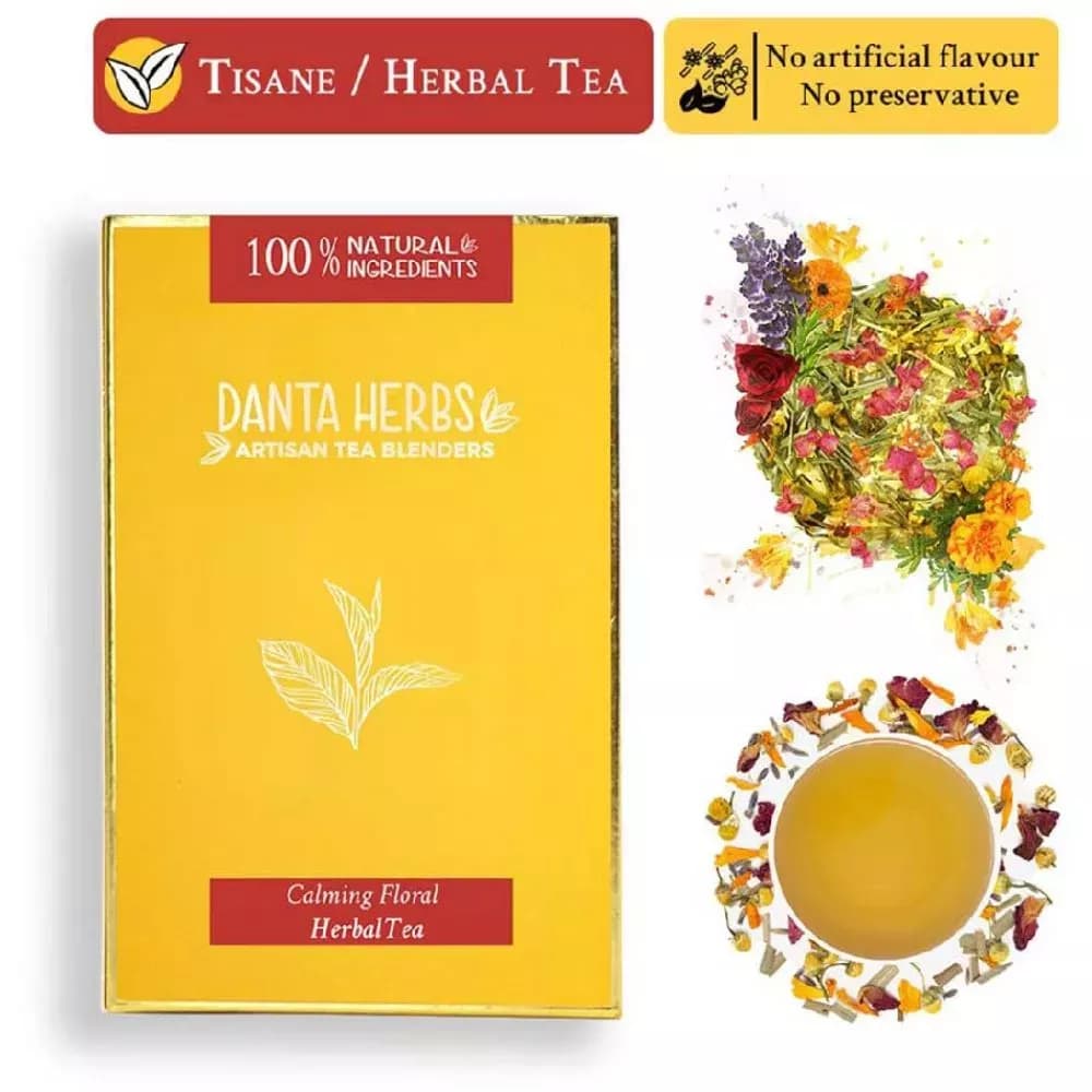 Danta Herbs Calming Floral Herbal Tea 50 g Powder Main Image