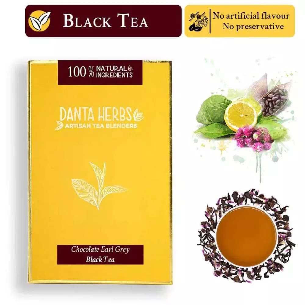 Danta Herbs Chocolate Earl Grey Black Tea 100 g Powder Main Image