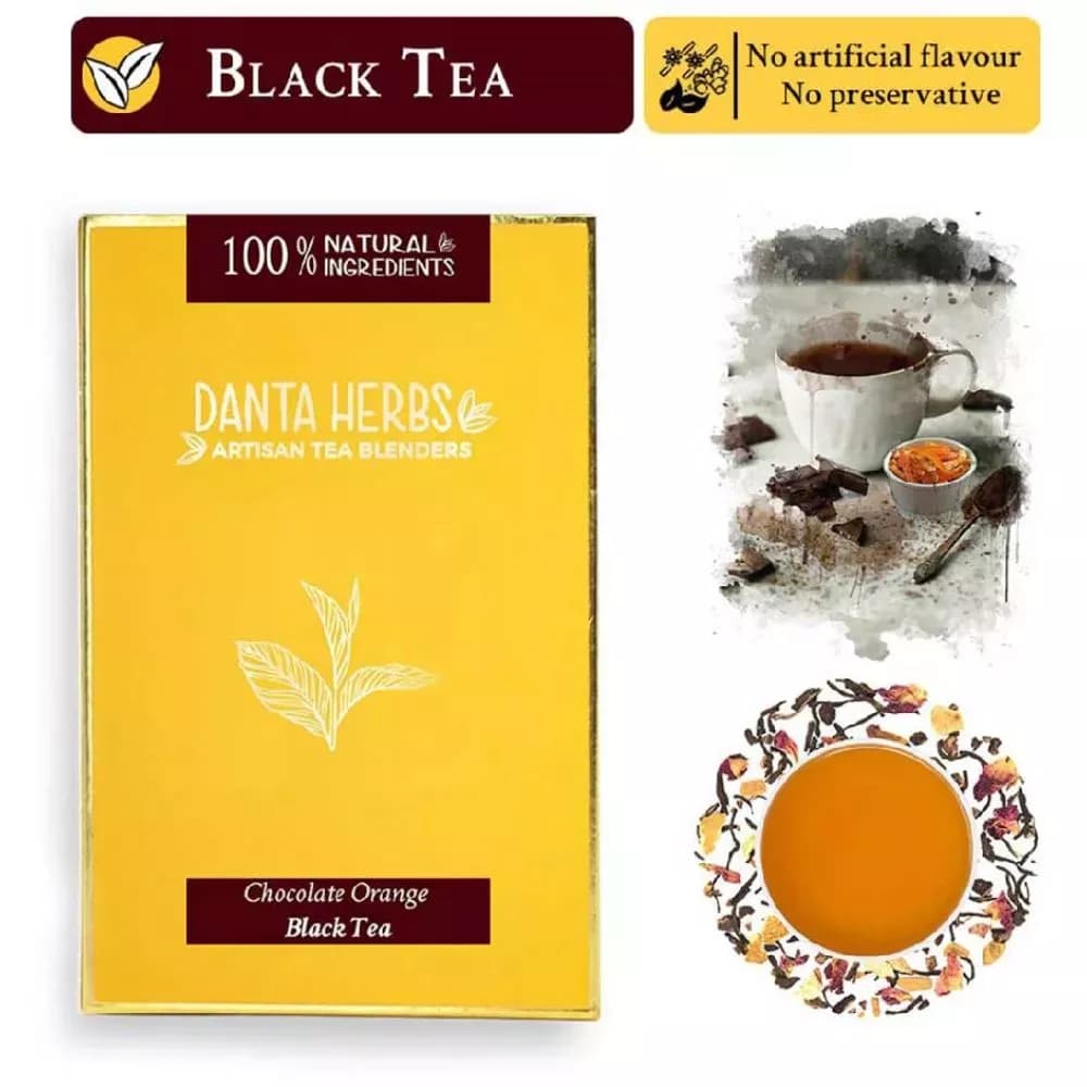 Danta Herbs Chocolate Orange Black Tea 100 g Powder Main Image
