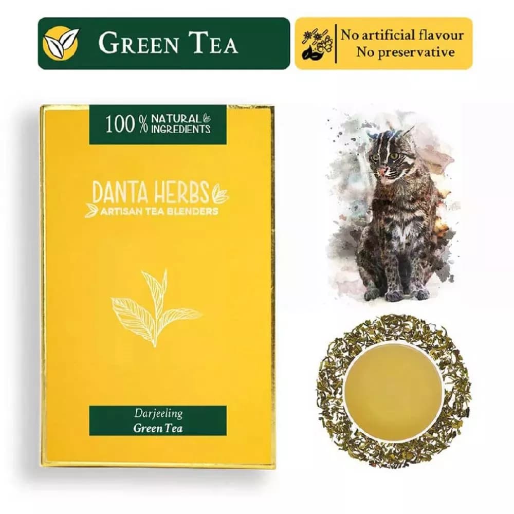 Danta Herbs Darjeeling Premium Green Tea 100 g Main Image