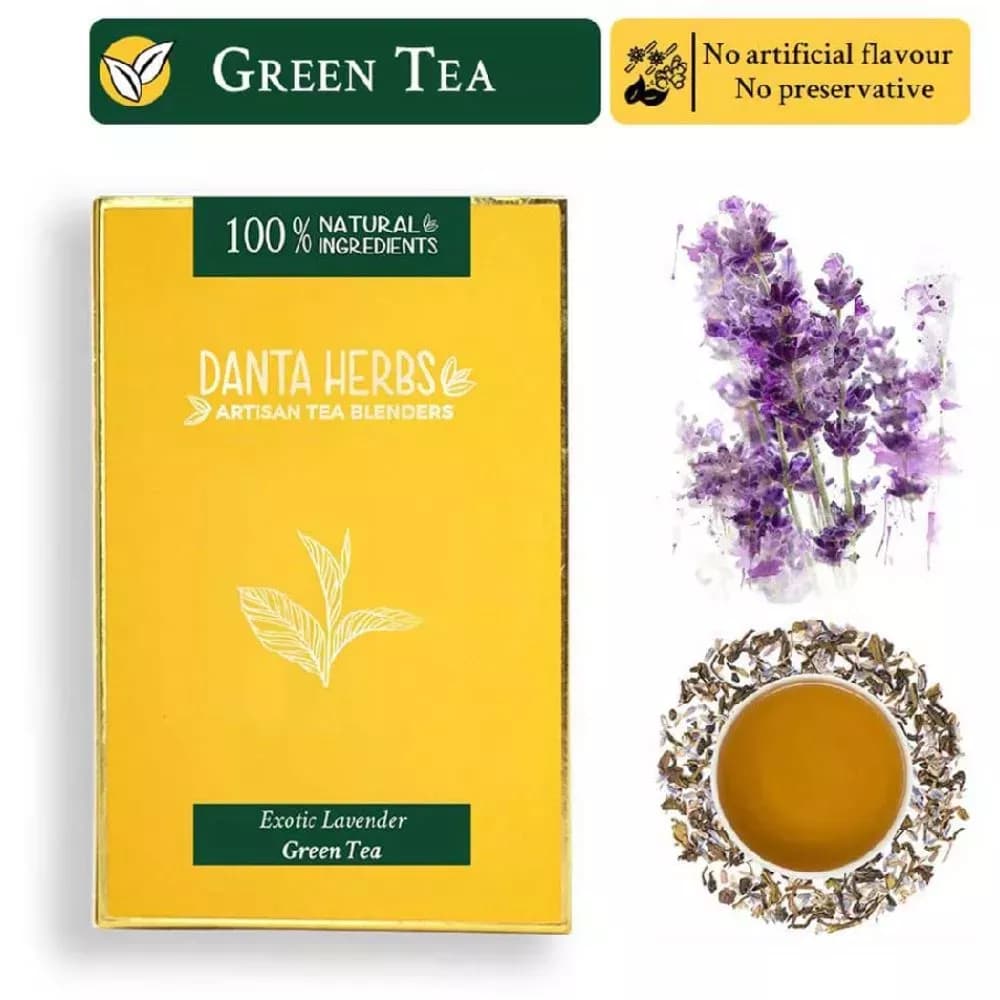 Danta Herbs Exotic Lavender Green Tea 100 g Main Image
