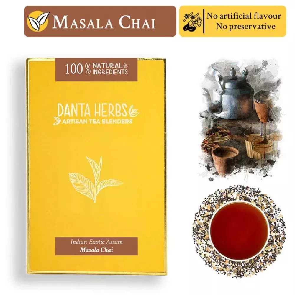 Danta Herbs Indian Exotic Assam Masala Chai 100 g Powder Main Image
