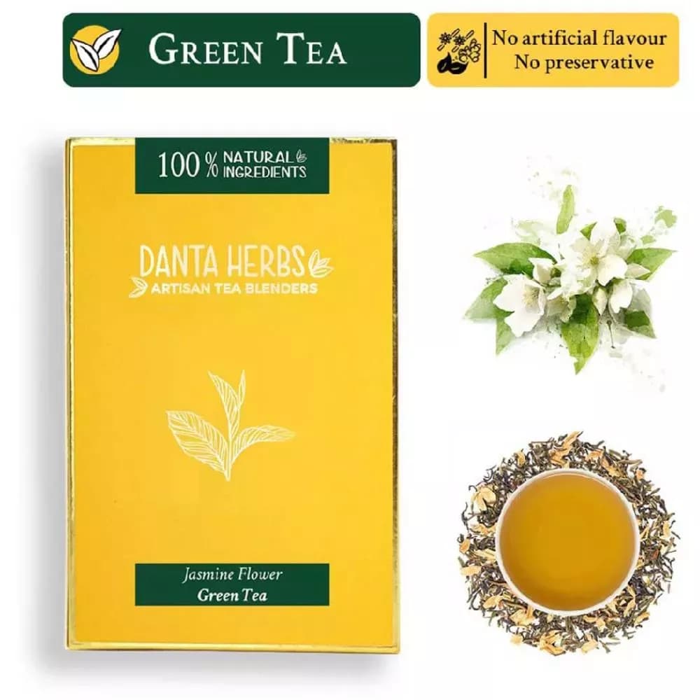 Danta Herbs Jasmine Flower Green Tea 100 g Main Image