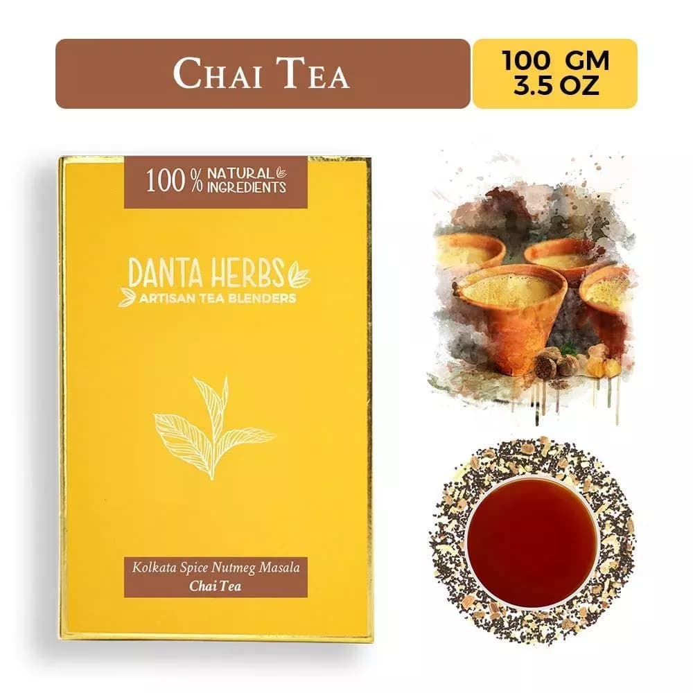 Danta Herbs Kolkata Spice Nutmeg Masala Chai 100g Powder Main Image
