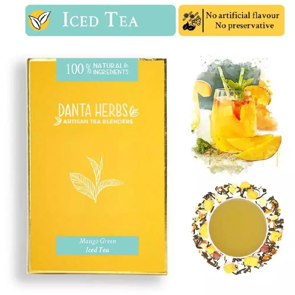 Danta Herbs Mango Green Iced Tea 100 g Main Image