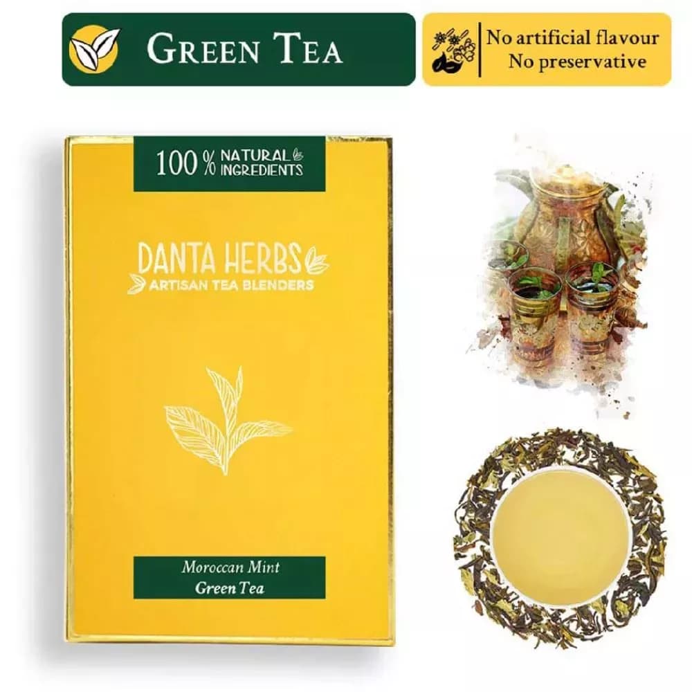 Danta Herbs Moroccan Mint Green Tea 100 g Main Image