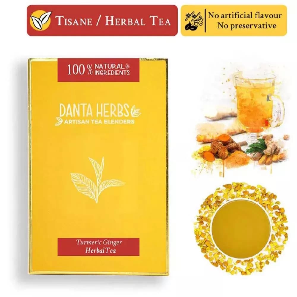 Danta Herbs Turmeric Ginger Herbal Tea 100 g Powder Main Image