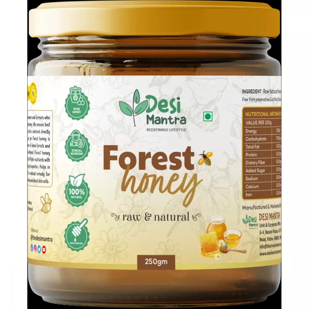 Desi Mantra Wild Forest Honey 250 g Main Image