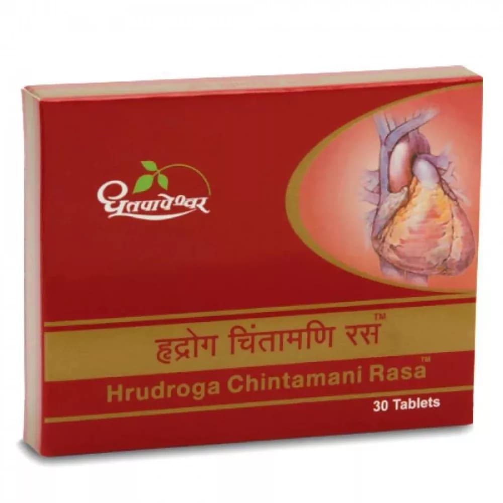 Dhootapapeshwar Hrudroga Chintamani Rasa 30 Tablets Main Image