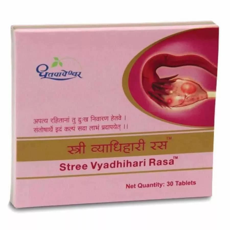 Dhootapapeshwar Stree Vyadhihari Rasa 30 Tablets Main Image