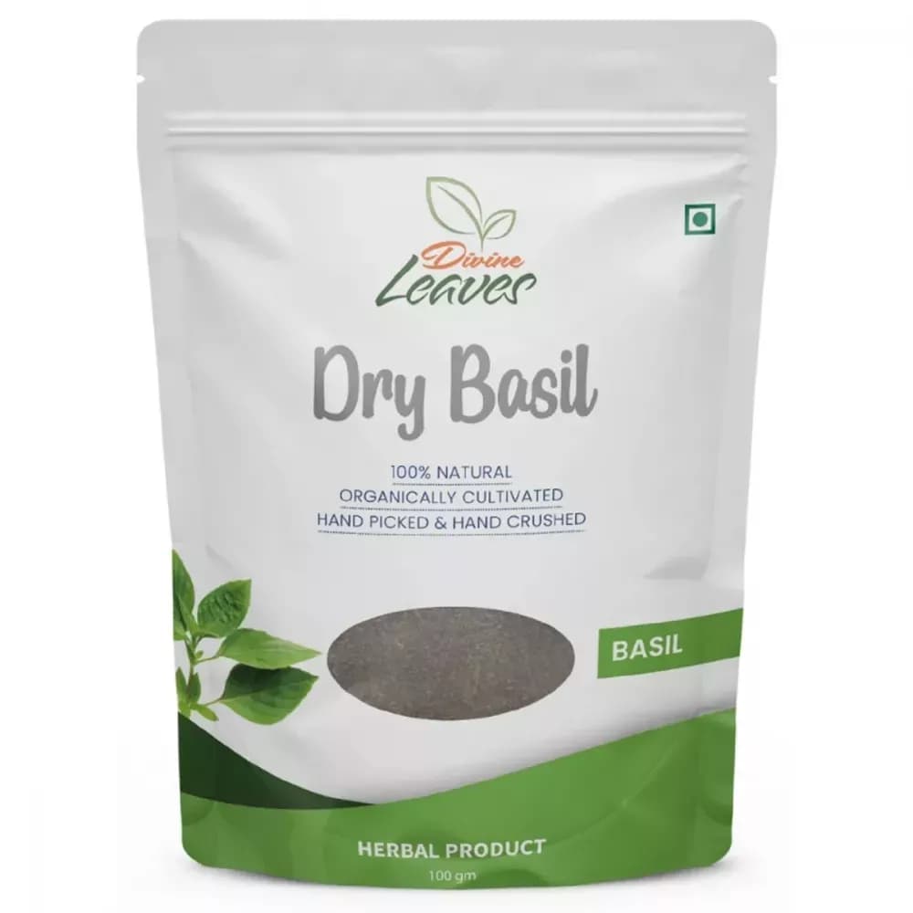 Divine Leaves Dry Basil 100 g Powder Main Image