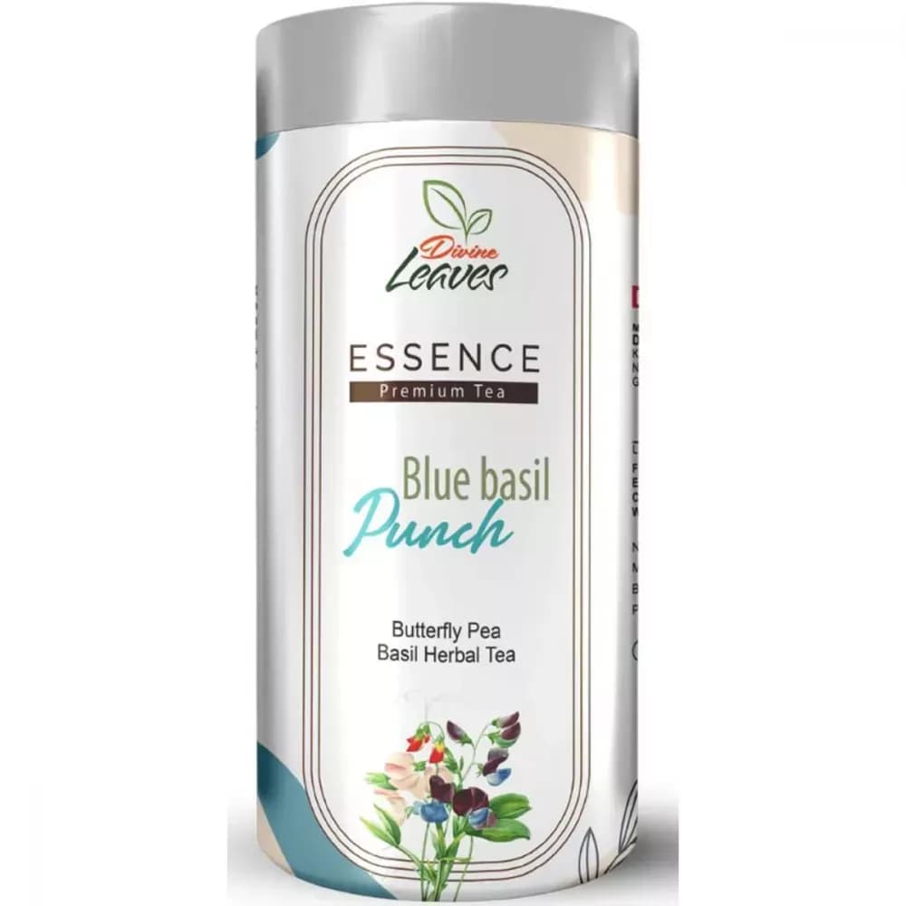 Divine Leaves Essence Premium Tea Blue Basil Punch Blue Basil Tea 30 g Powder Main Image