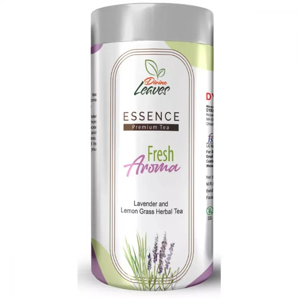 Divine Leaves Essence Premium Tea Fresh Aroma Lavender and Lemon Grass Tea 30 g Powder Main Image