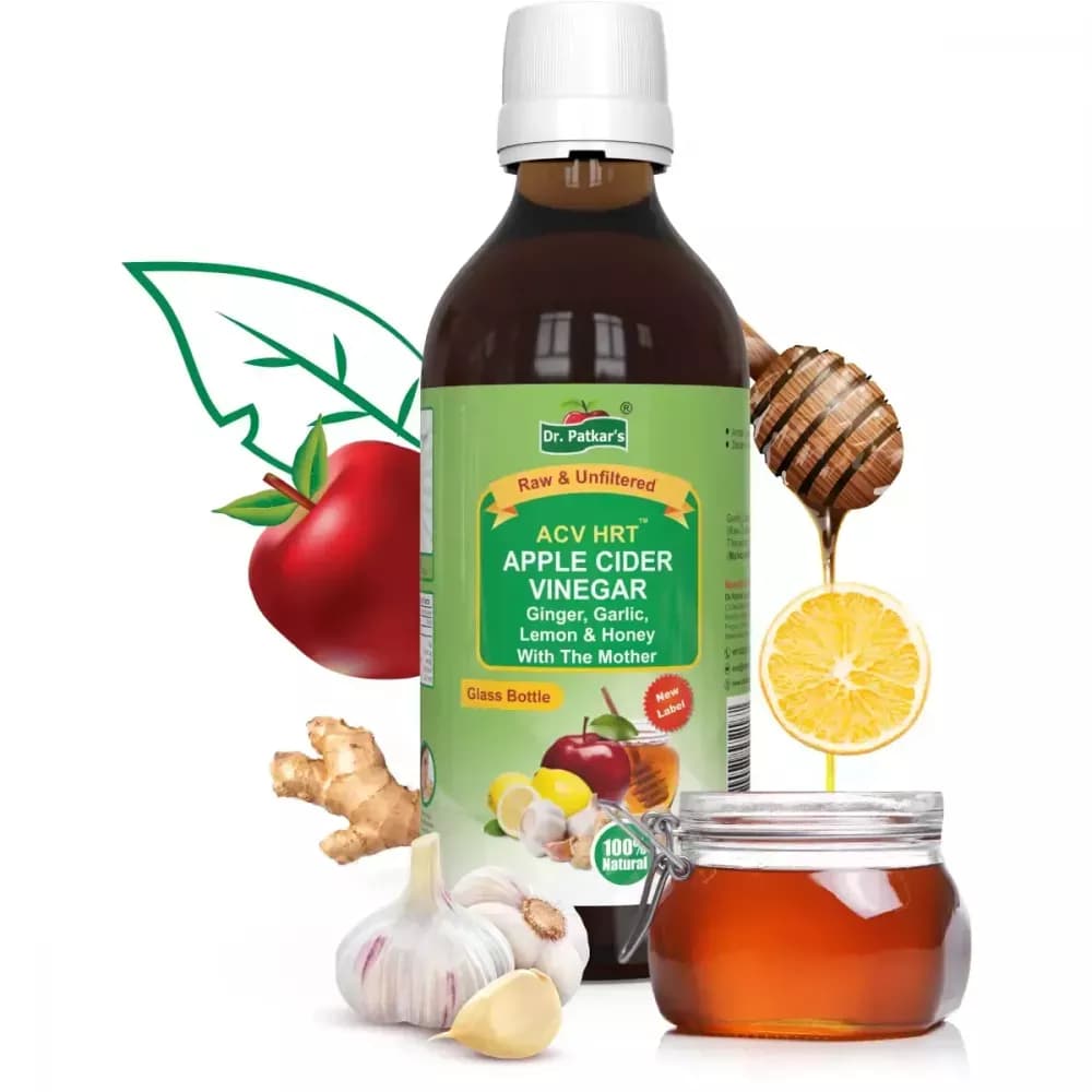 Dr Patkars Apple Cider Vinegar with Ginger, Garlic, Lemon, and Honey 200 ml main image