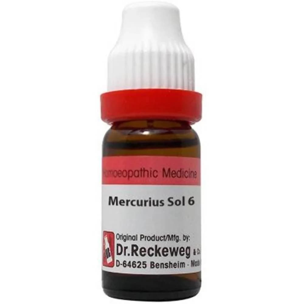 Dr. Reckeweg Mercurius Sol Dilution 11 ml 6 CH Main Image