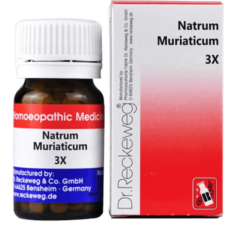 Dr. Reckeweg Natrum Muriaticum Biochemic Tablet 20 g 3X Main Image