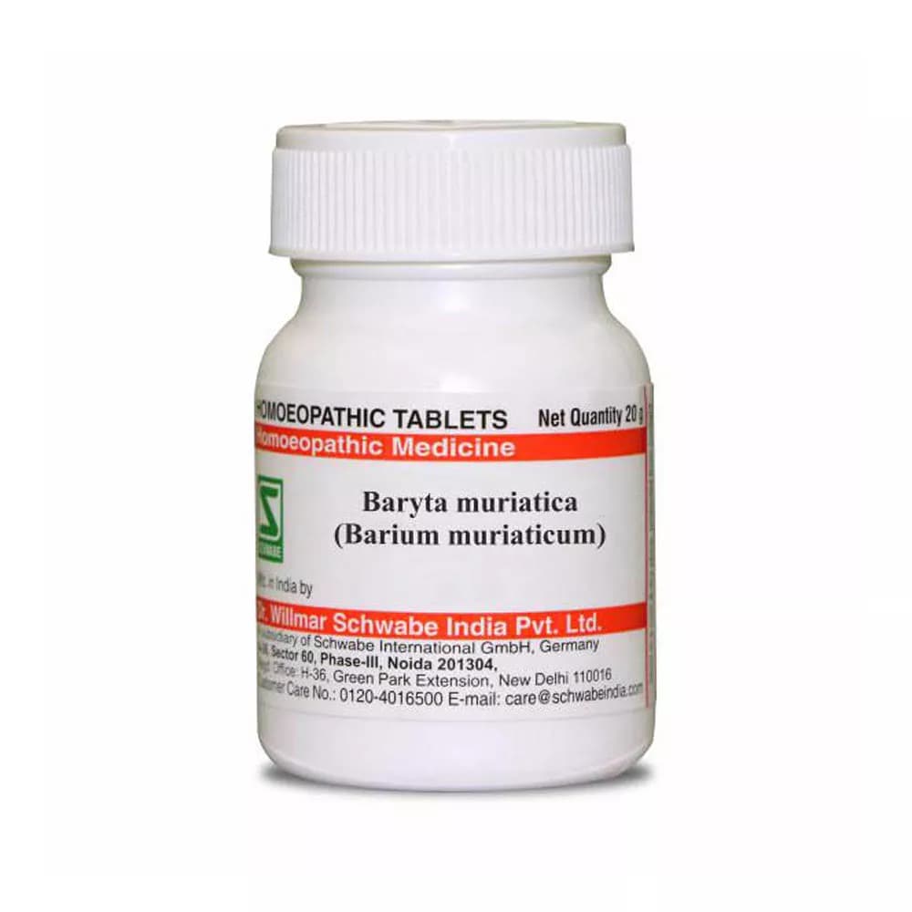 Dr. Willmar Schwabe Baryta Muriatica (Barium Muriaticum) Tablet 20 g 3X Main Image