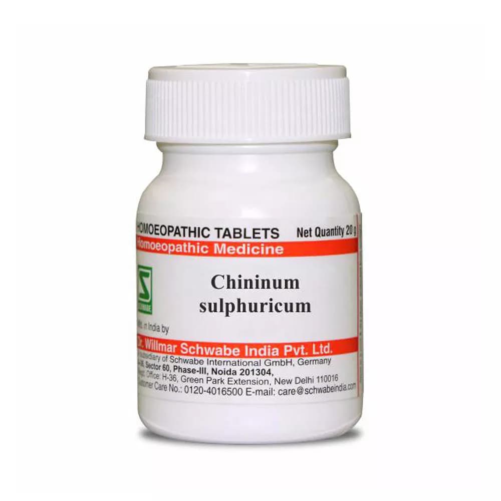 Dr. Willmar Schwabe Chininum Sulphuricum Tablet 20 g 6X Main Image