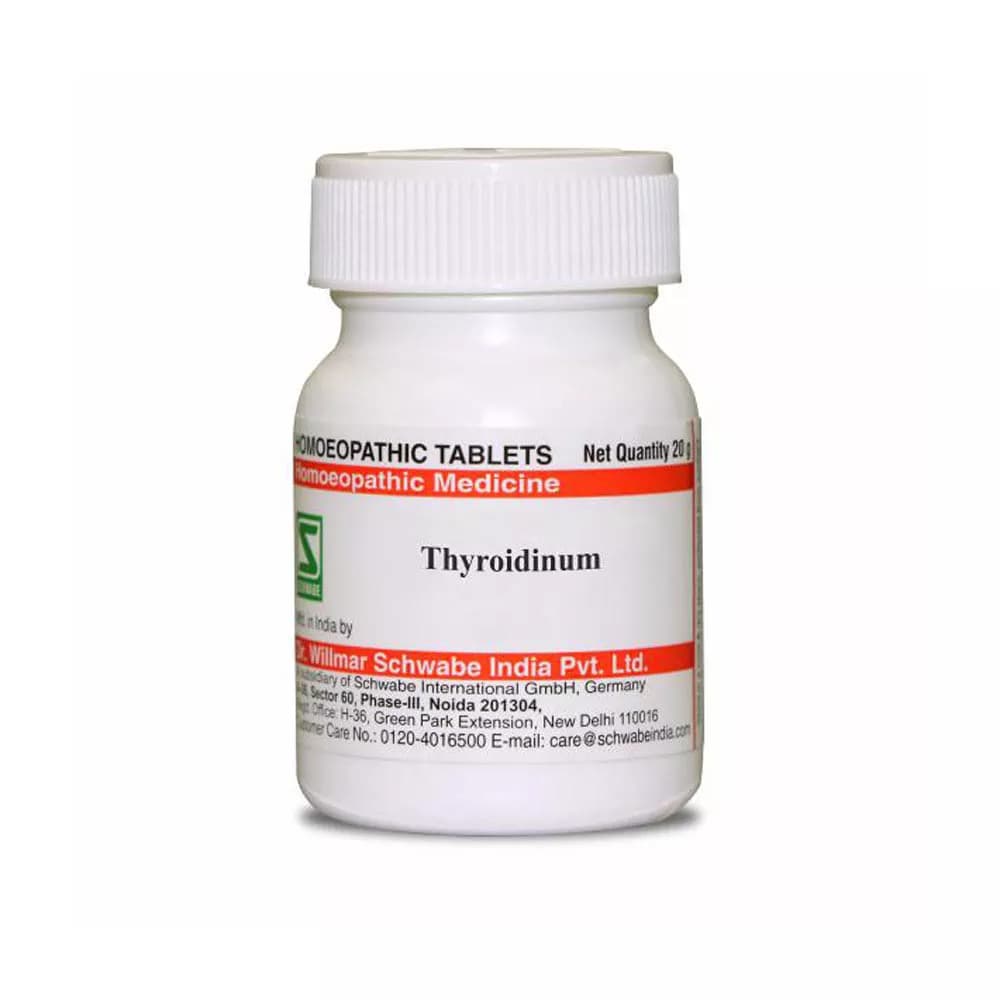 Dr. Willmar Schwabe India Thyroidinum Tablet 20 g 3X Main Image