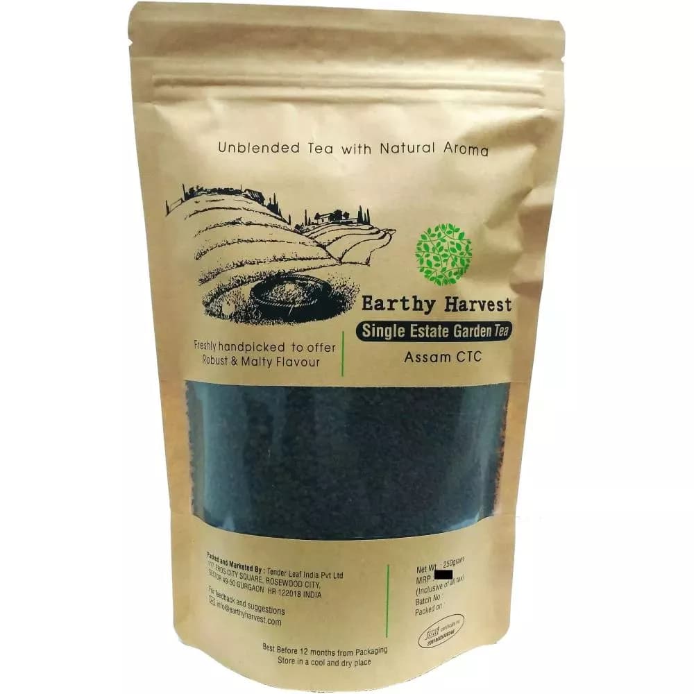 Earthy Harvest Unblended Assam Ctc Tea 250 g Main Image
