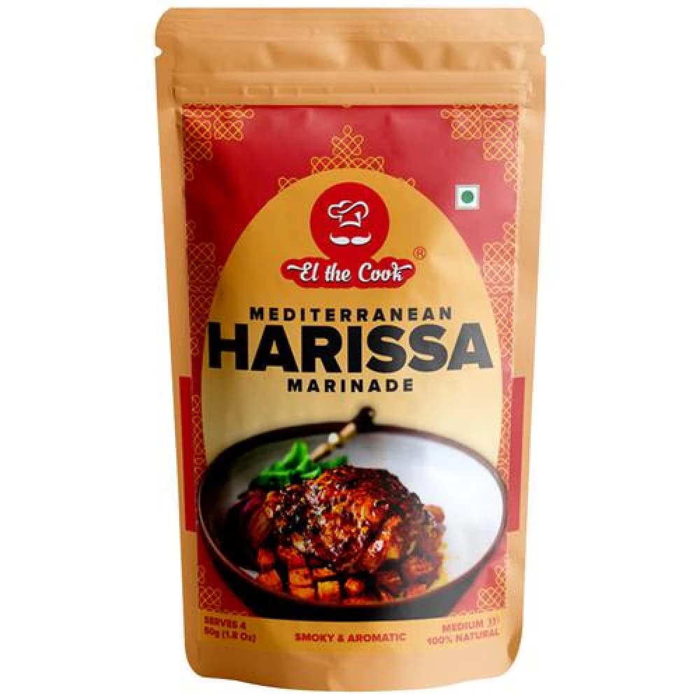 El_The_Cook_Mediterranean_Harissa_Marinade_ _Smoky_50_G_Pouch ShopIndianProductsa