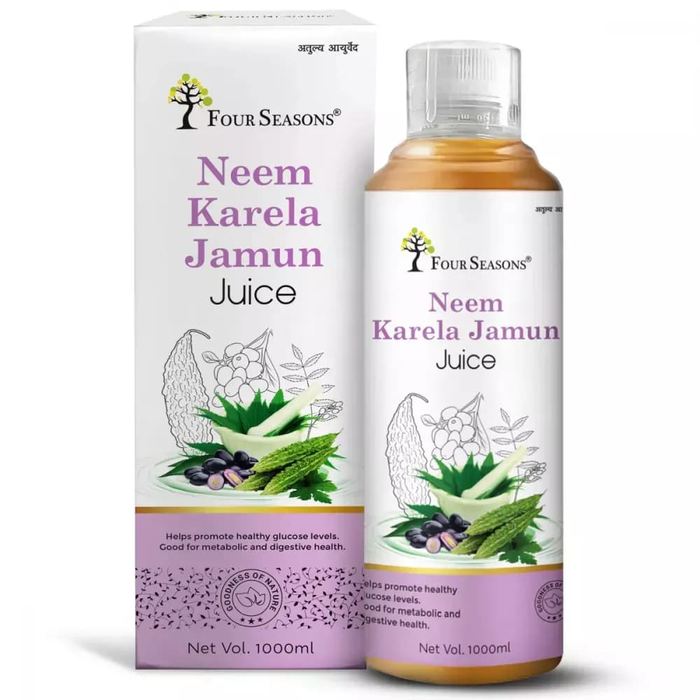 Four Seasons Neem Karela Jamun Juice 1 L Main Image