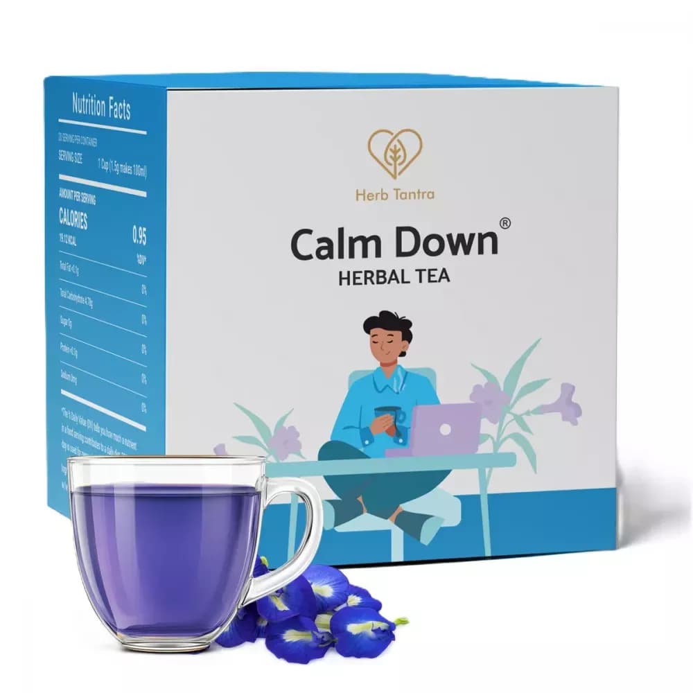 Herb Tantra Calm Down Herbal Tea Bags 20 Sachet Main Image