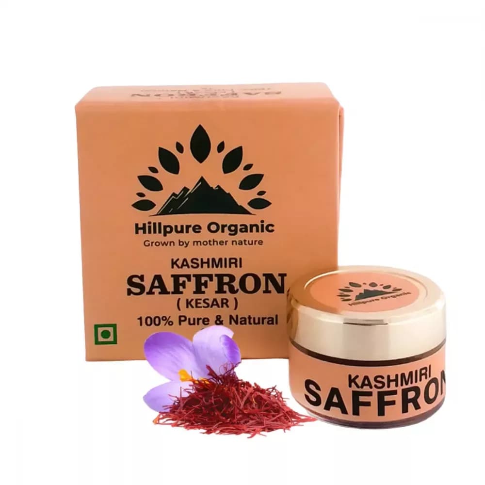 Hillpure Organic Kashmiri Saffron (Kesar) 1 g Main Image