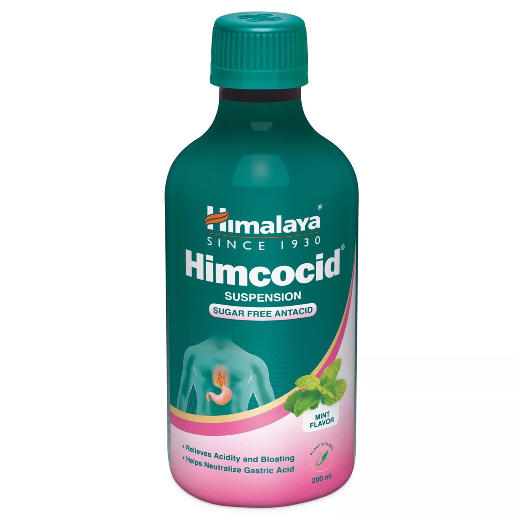 Himalaya Himcocid Suspension Sugar Free Mint bottle