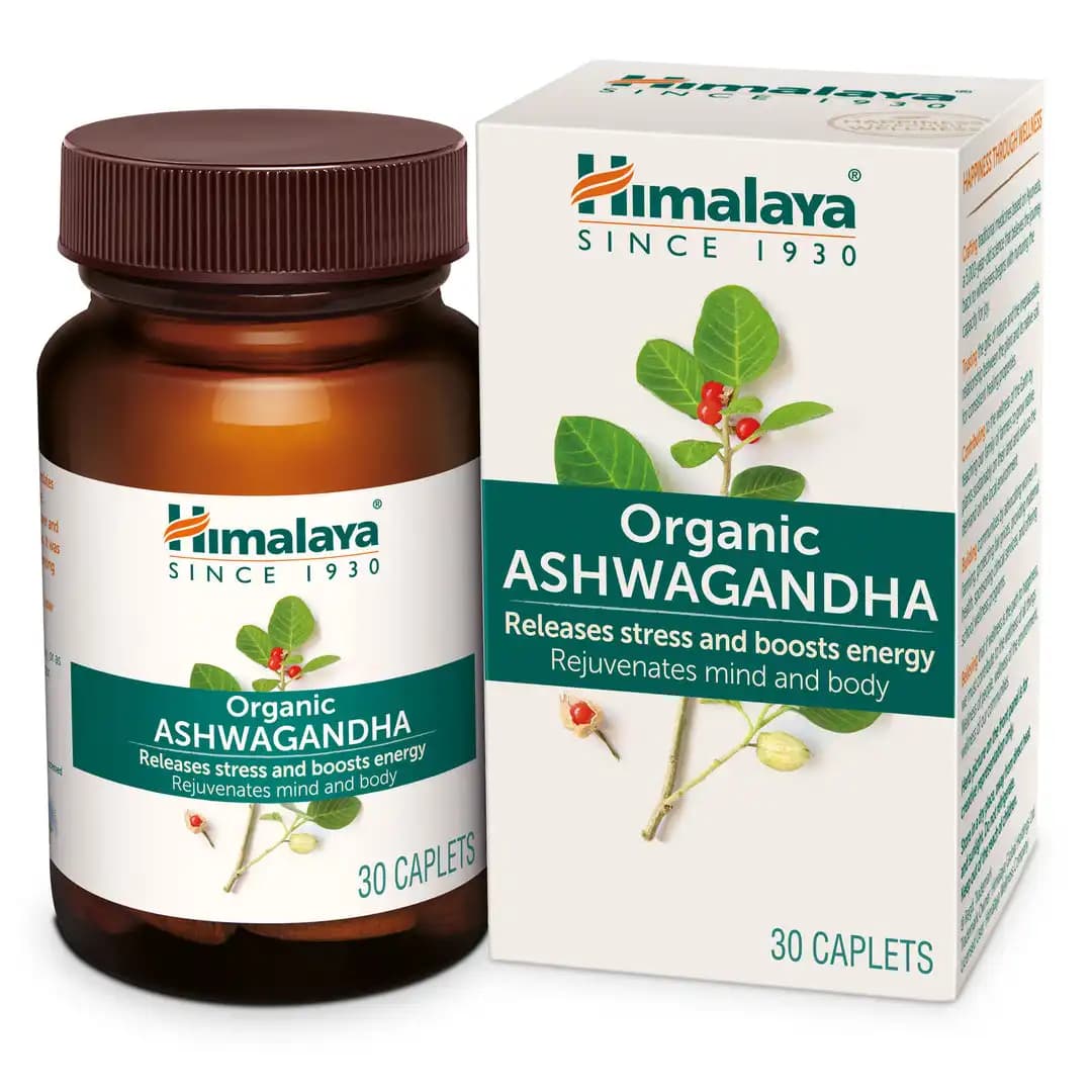 Himalaya organic ashwagandha 30 tablets shopindianproductsa