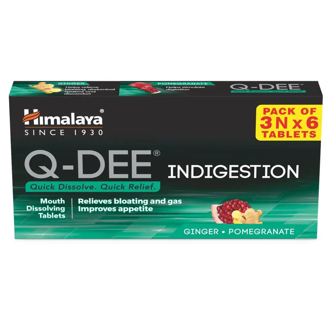 Himalaya q dee indigestion 6 tablets shopindianproductsa