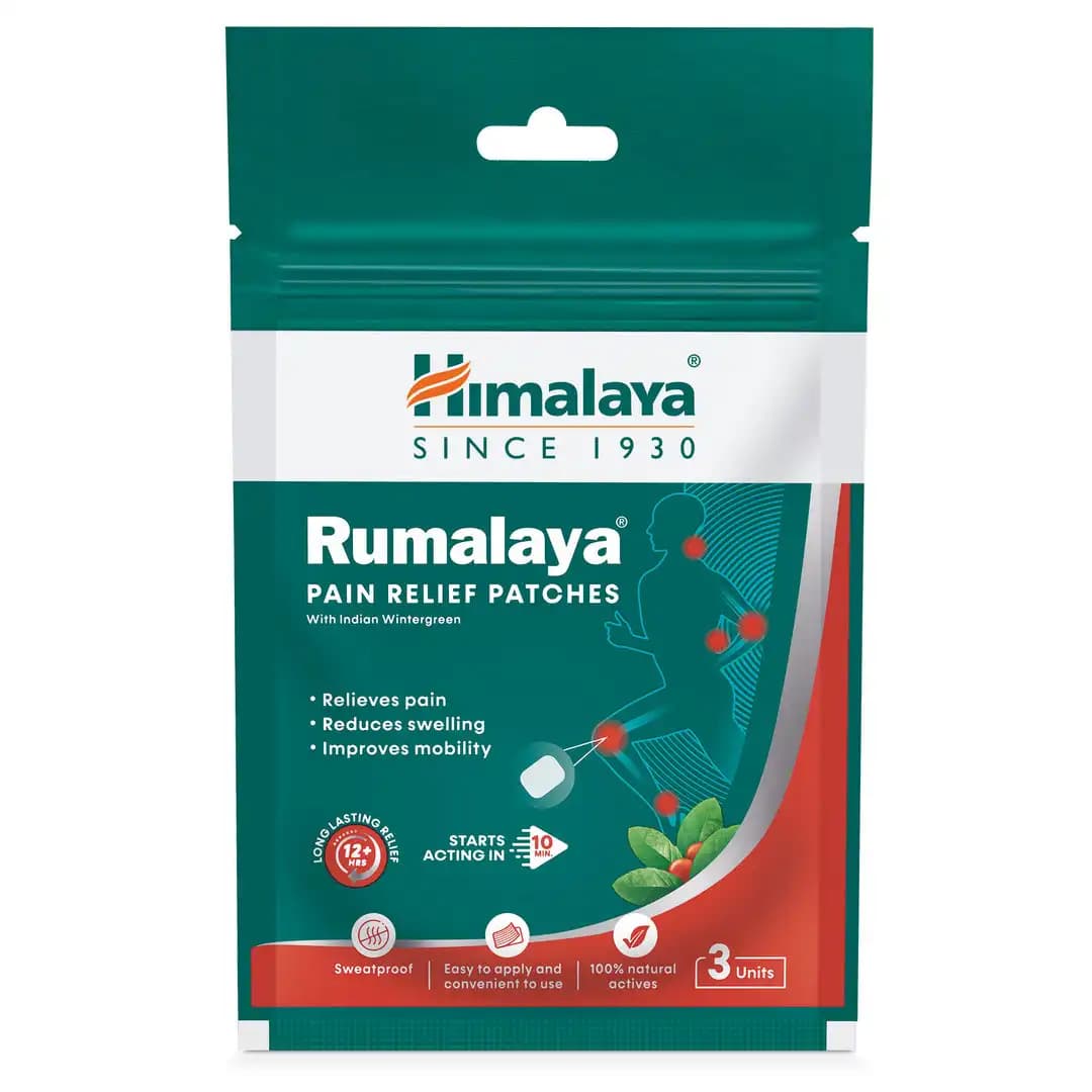 Himalaya rumalaya pain relief patches pack of 3 shopindianproductsa