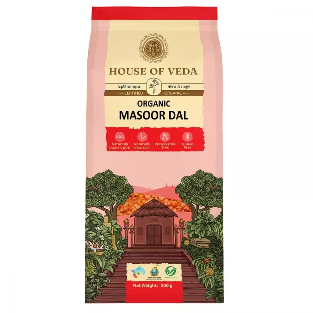 House of Veda Organic Masoor Dal Main Image