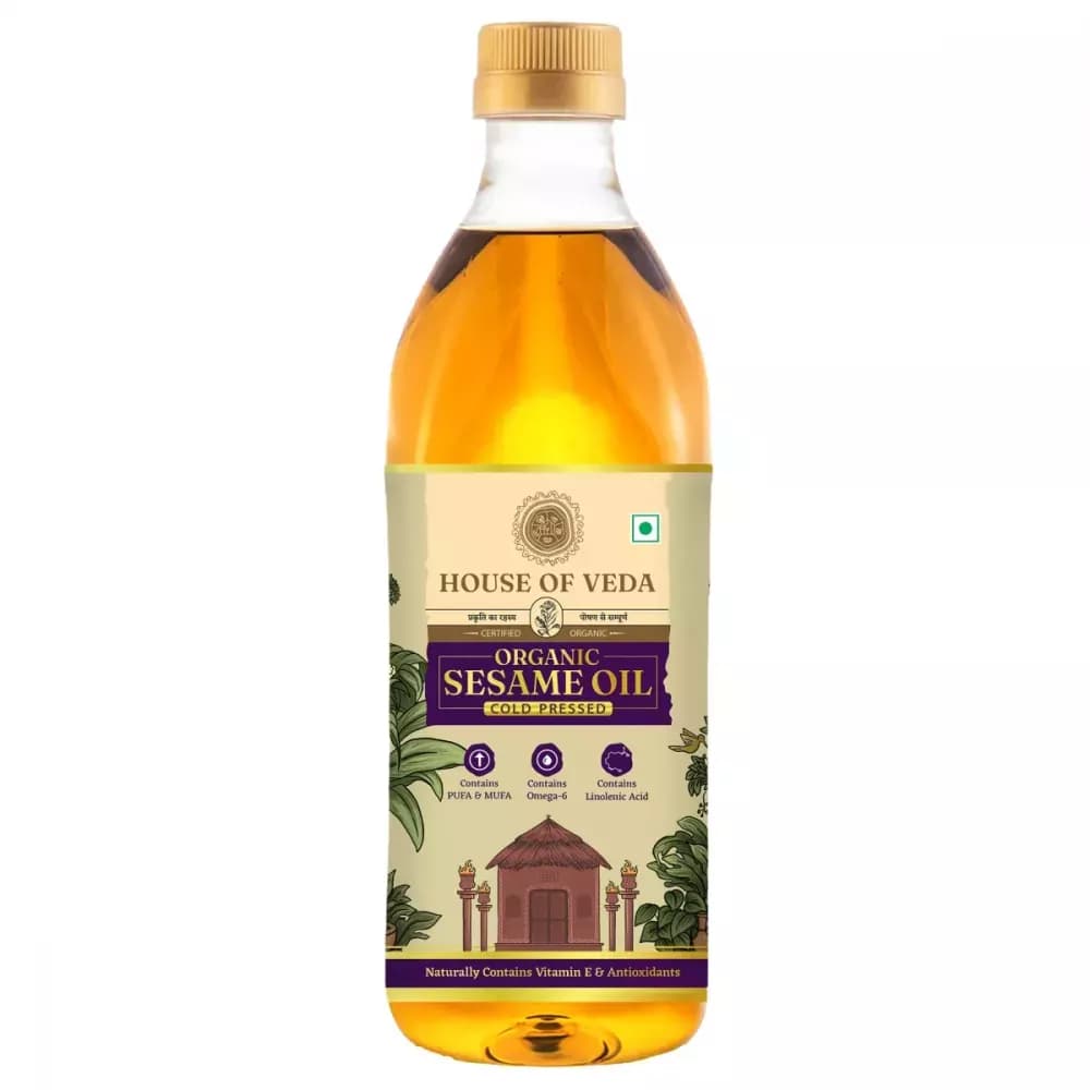 House of Veda Organic Sesame Oil 1 ltr Main Image