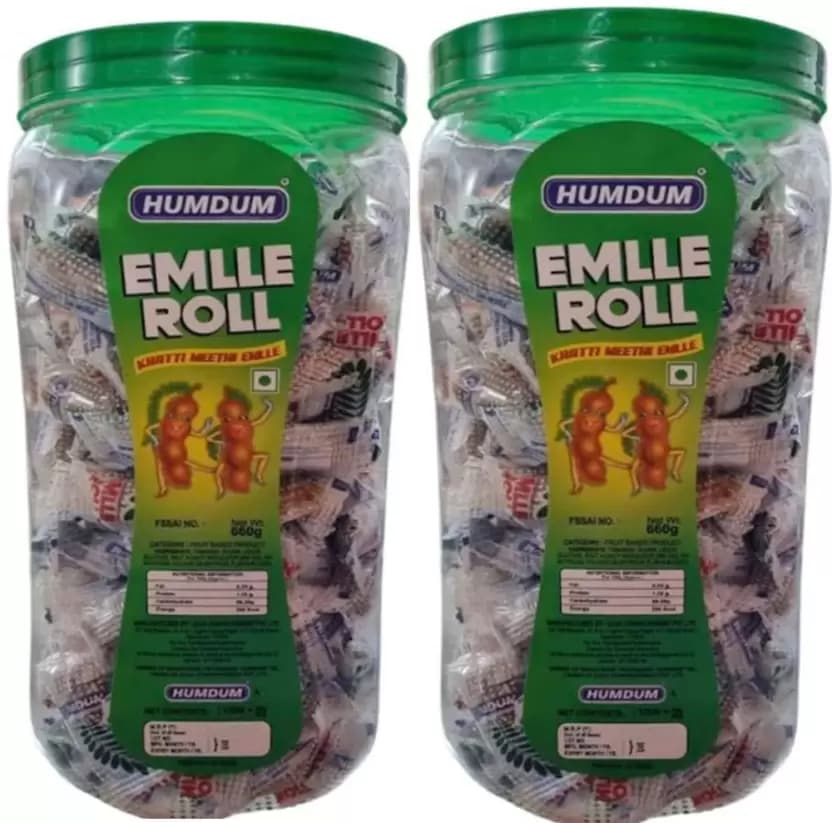 Humdum Emlee Roll Khatti Meethi Candy — 1320 g