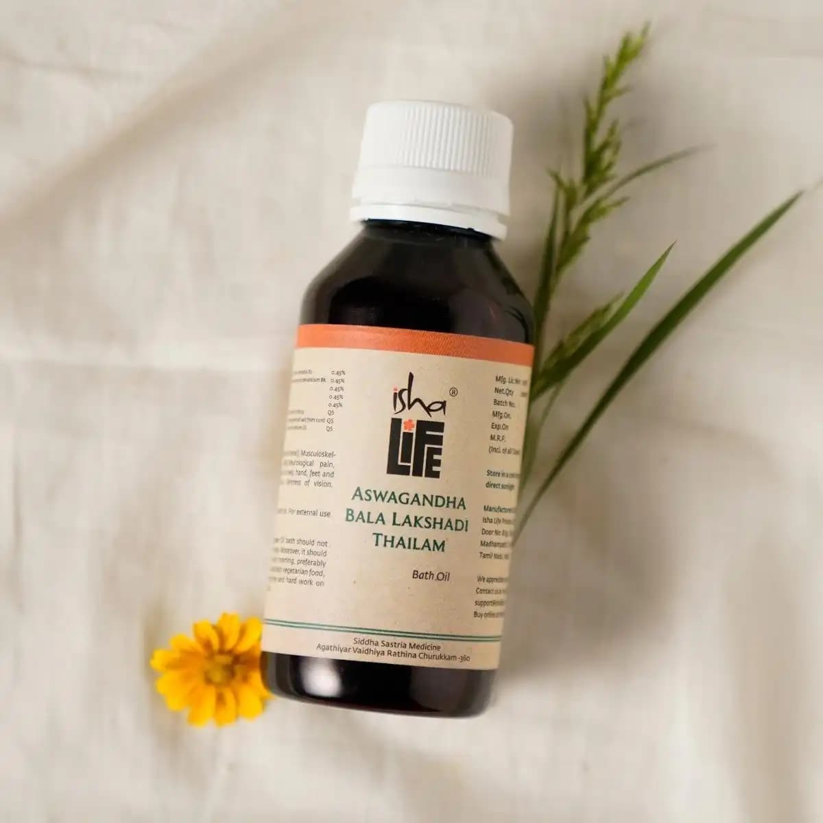 Isha life aswagandha bala lakshadi thailam 100 ml shopindianproductsa